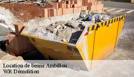 Location de benne  ambillou-37340 WR Démolition