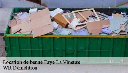 Location de benne  faye-la-vineuse-37120 WR Démolition
