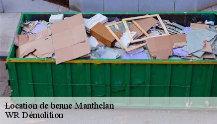 Location de benne  manthelan-37240 WR Démolition