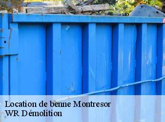 Location de benne  montresor-37460 WR Démolition