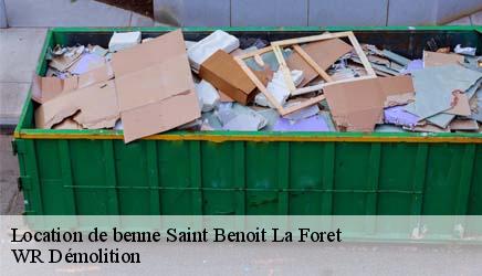 Location de benne  saint-benoit-la-foret-37500 WR Démolition