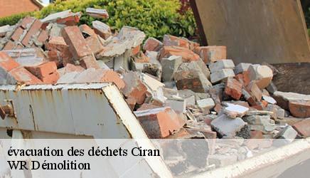 évacuation des déchets  ciran-37240 WR Démolition