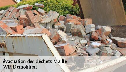 évacuation des déchets  maille-37800 WR Démolition