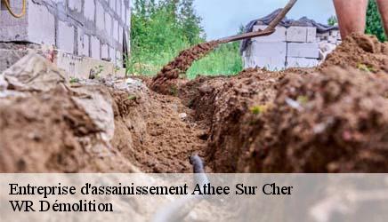 Entreprise d'assainissement  athee-sur-cher-37270 WR Démolition