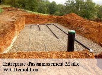 Entreprise d'assainissement  maille-37800 WR Démolition