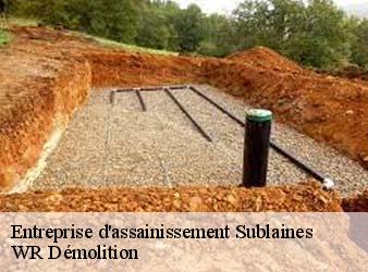Entreprise d'assainissement  sublaines-37310 WR Démolition